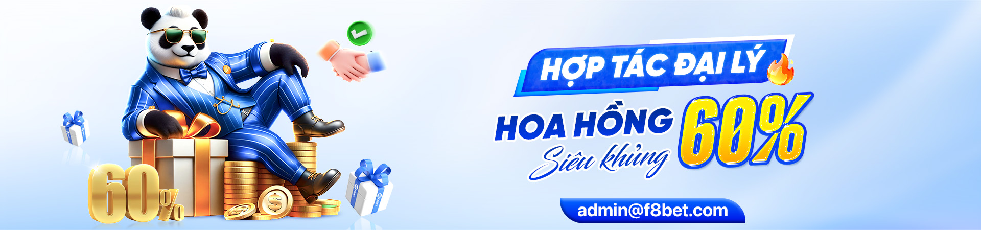 Đại lý F8BET - Hoa hồng 60%